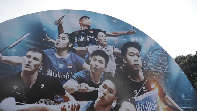 Desain Menarik di Venue Indonesia Open 2019