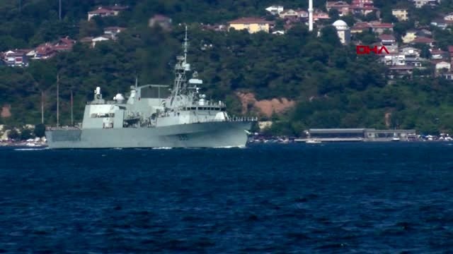 NATO SAVAŞ GEMİSİ 19 GÜN SONRA KARADENİZ'DEN AYRILDI