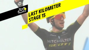 Last kilometer / Flamme rouge - Étape 15 / Stage 15 - Tour de France 2019