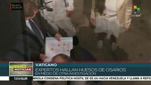 Hallan restos humanos el sótano de un cementerio del Vaticano