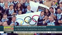 Delegación de Argentina viaja rumbo a Perú para participar en Juegos