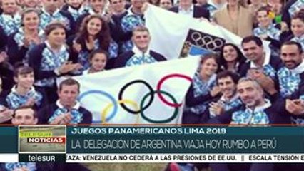 Delegación de Argentina viaja rumbo a Perú para participar en Juegos