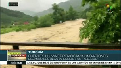 Turquía:Inundaciones causan, al menos, una muerte y seis desaparecidos