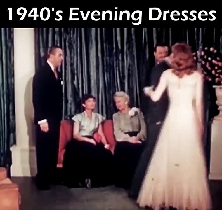 1940's Evening Dresses - Dating Rules and Etiquett