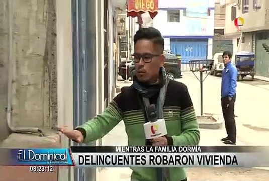 Santa Anita: delincuentes roban vivienda mientras familia dormía