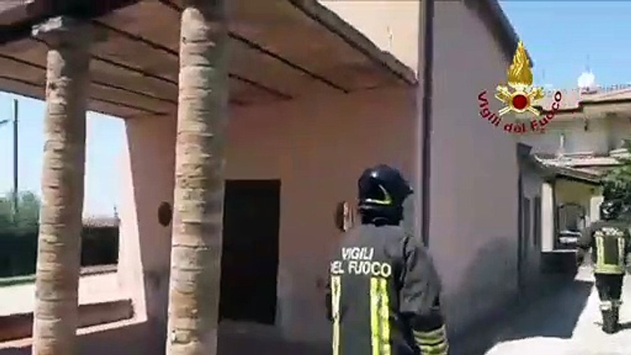 Montescude Monte Colombo (RN) -  Crollo parziale della Chiesa di San Marco (20.07.19)