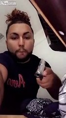 Arrêté pour avoir montré des armes sur Instagram !