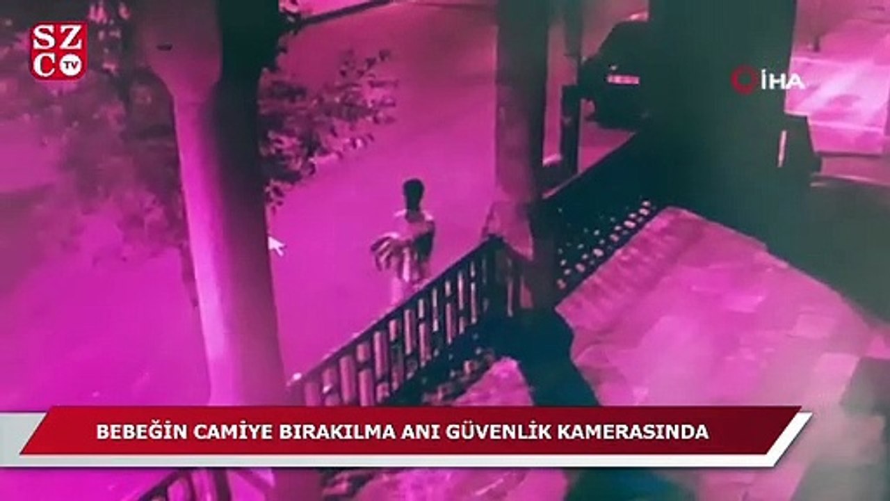 Bebeklerini sevip cami avlusuna bıraktılar!