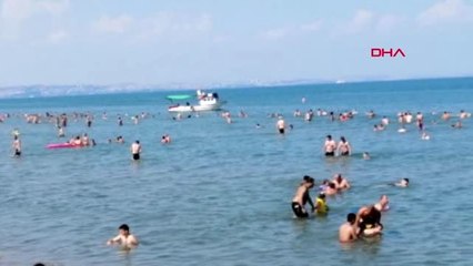 Tekirdağ'ın mavi bayraklı plajları doldu