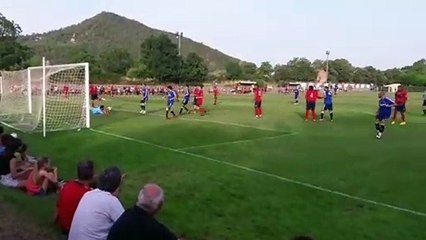 Goleada del Real Zaragoza ante el Peña Ferranca