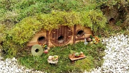 Garden Mouse village with two new added houses .