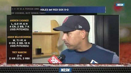 Alex Cora Chalks Series Vs. Orioles Up As "Tough One"