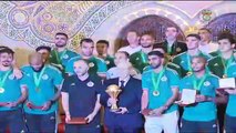 تكريم المنتخب الجزائري بعد عودته الى الجزائر حاملا الكأس الافريقية - 20-7-2019