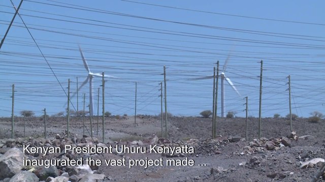 [WATCH] Kenya launches Africa's biggest wind farm