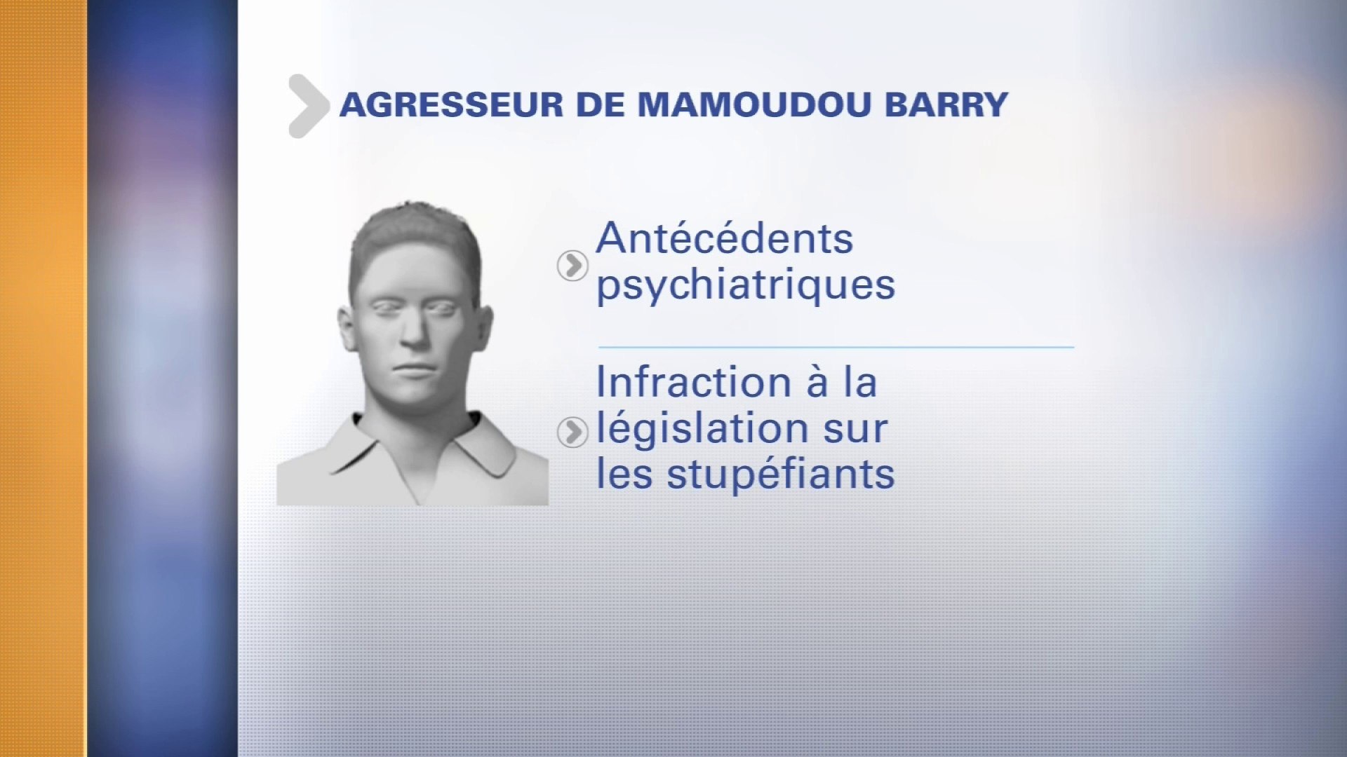 Rouen: l'agresseur présumé de Mamoudou Barry placé en garde à vue avant  d'être hospitalisé - Vidéo Dailymotion