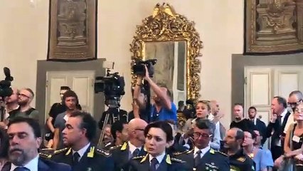 Salvini a Firenze per la firma del Protocollo (22.07.19)