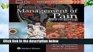 [Doc] Bonica s Management of Pain