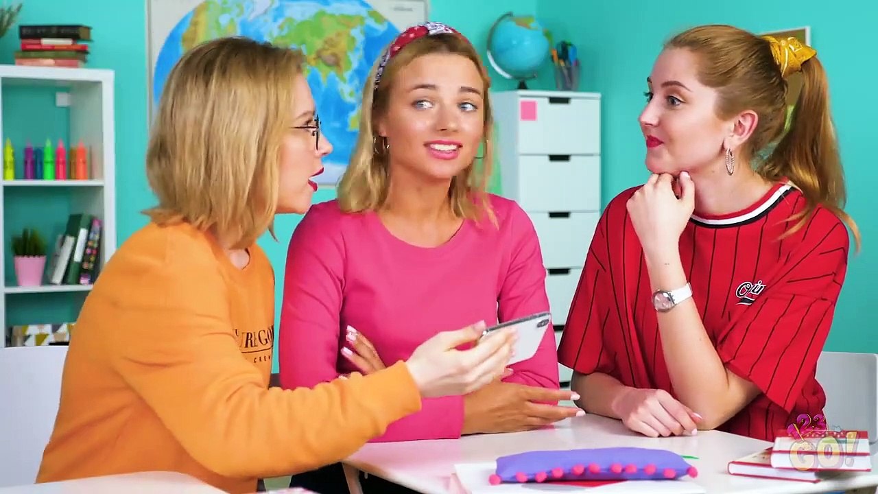 FUN SCHOOL HACKS AND SCHOOL SUPPLIES IDEAS -- DIY School Hacks by 123 GO-