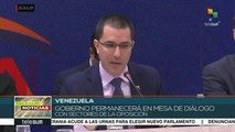 Arreaza: Mantiene gobierno venezolano disposición de diálogo