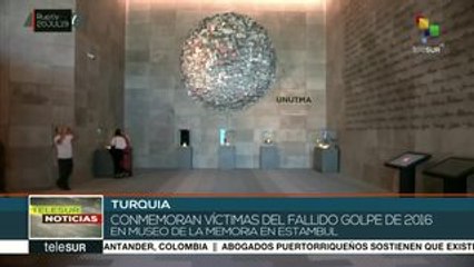Conmemoran en Turquía con exposición fallido golpe de Estado de 2016