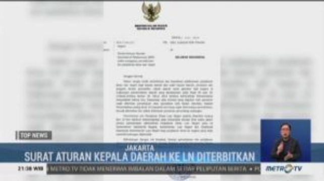 Surat Edaran Mendagri Atur Perjalanan Dinas ke Luar Negeri Kepala Daerah