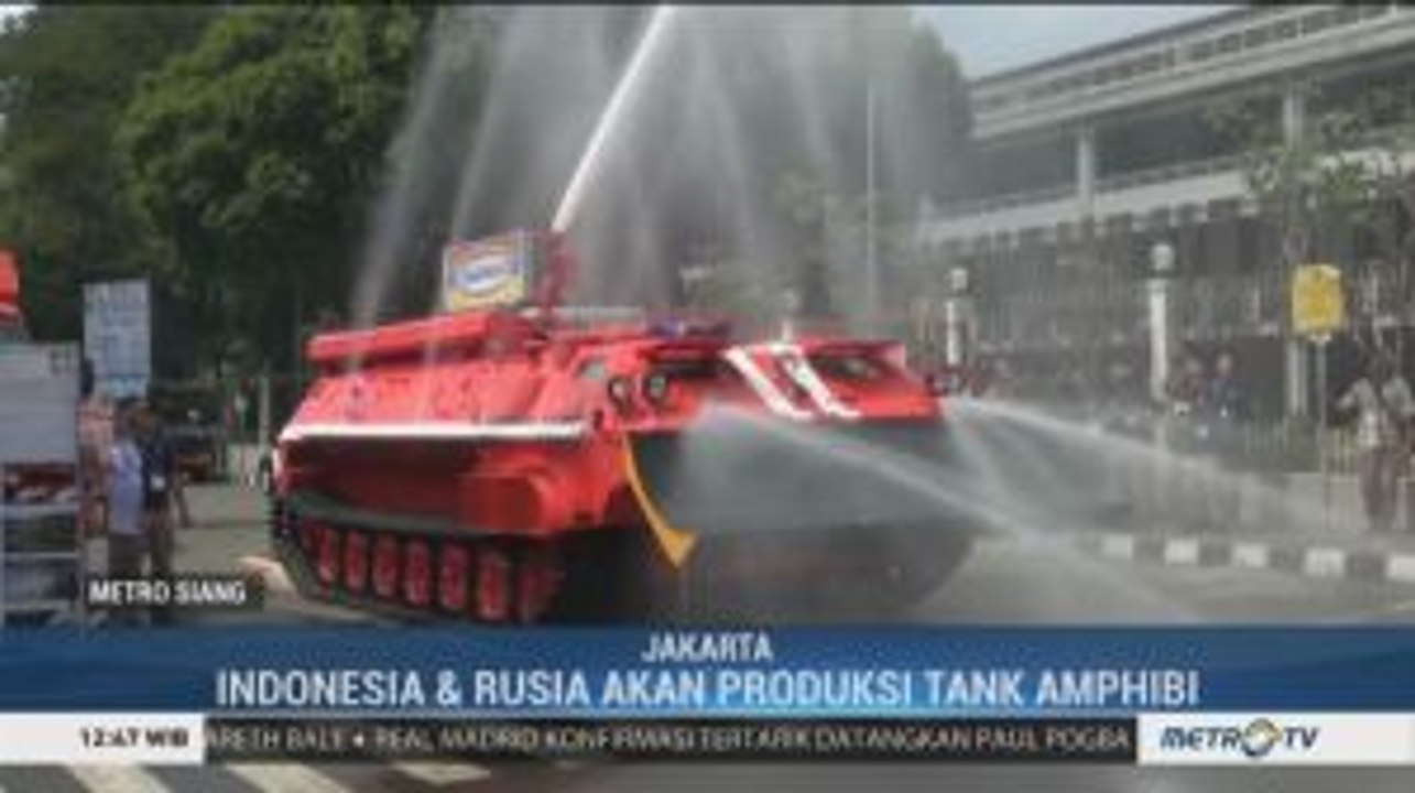 Indonesia-Rusia Segera Produksi Tank Amfibi untuk Penanggulangan Karhutla