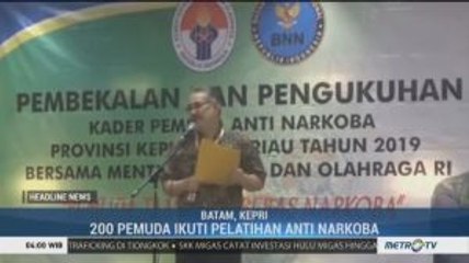 200 Pemuda Kepri Ikuti Pelatihan Anti Narkoba