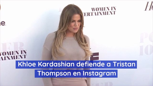 Khloe Kardashian defiende a Tristan Thompson en Instagram