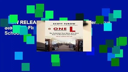 [NEW RELEASES]  One L: The Turbulent True Story of a First Year at Harvard Law School