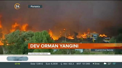 Portekiz'de siviller tahliye ediliyor