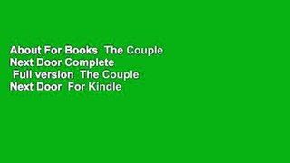 About For Books  The Couple Next Door Complete   Full version  The Couple Next Door  For Kindle