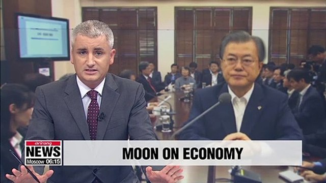 Moon to mention domestic economy during weekly meeting with top aides