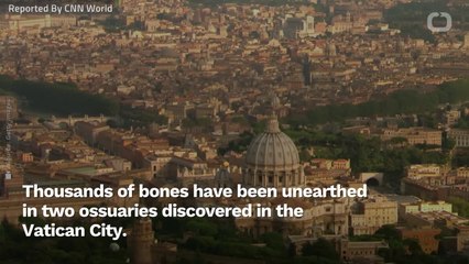 Thousands of bones discovered in Vatican crypt in search for missing teen