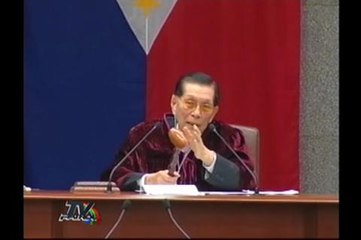 De Lima testimony dismissed as 'hearsay'