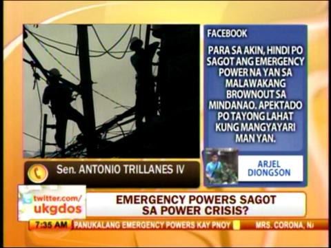 Punto por Punto: Emergency powers kay PNoy?