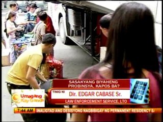 Punto por Punto: Sasakyang biyaheng probinsiya, kapos ba?