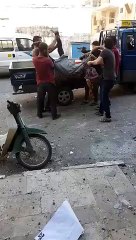 مجزرة بقصف روسي على مدينة معرة النعمان (فيديو)