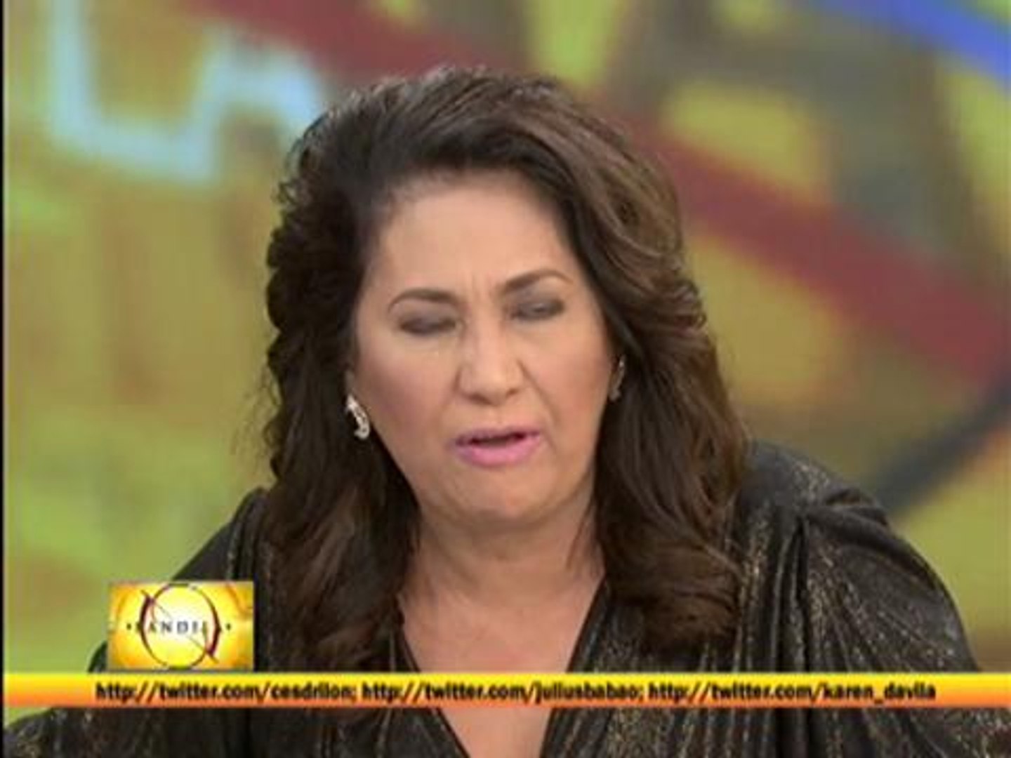 ⁣Tessie Tomas impersonates Senator Miriam