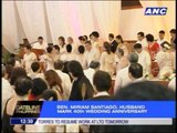 Sen. Miriam Santiago, husband renew wedding vows