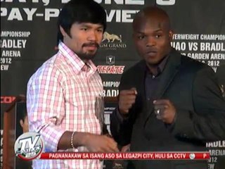 Pacquiao to train hard for Bradley bout