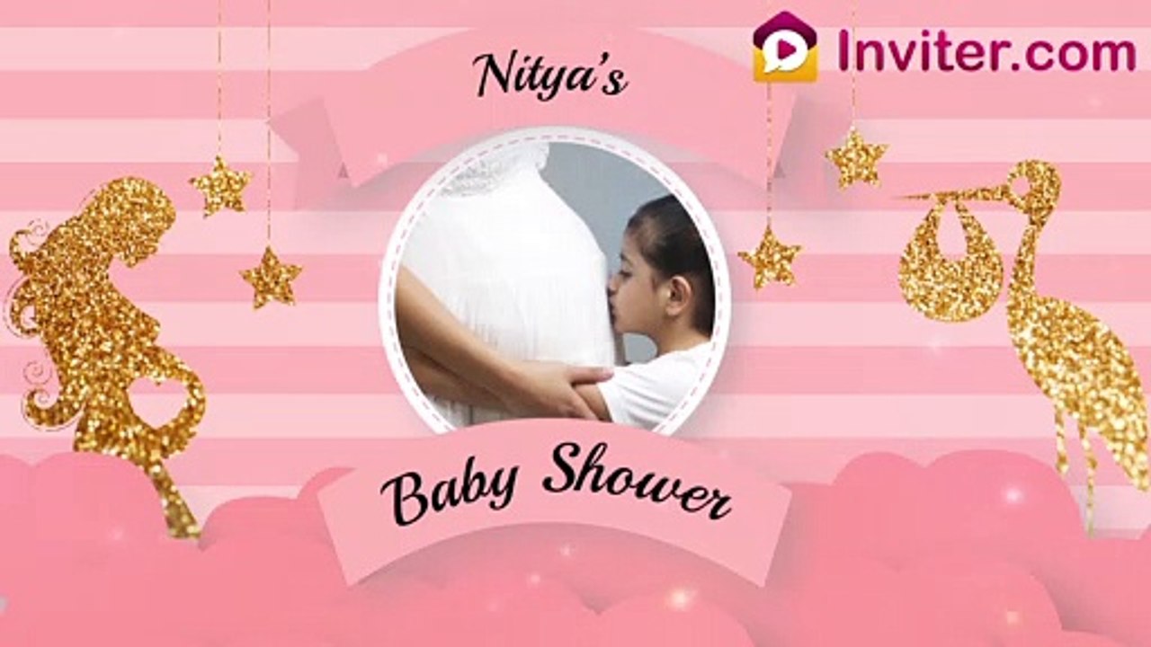 Whatsapp Twinkle Theme Baby Shower Invitation V...