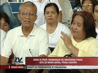 Filipinos listen to Aquino’s 2nd SONA
