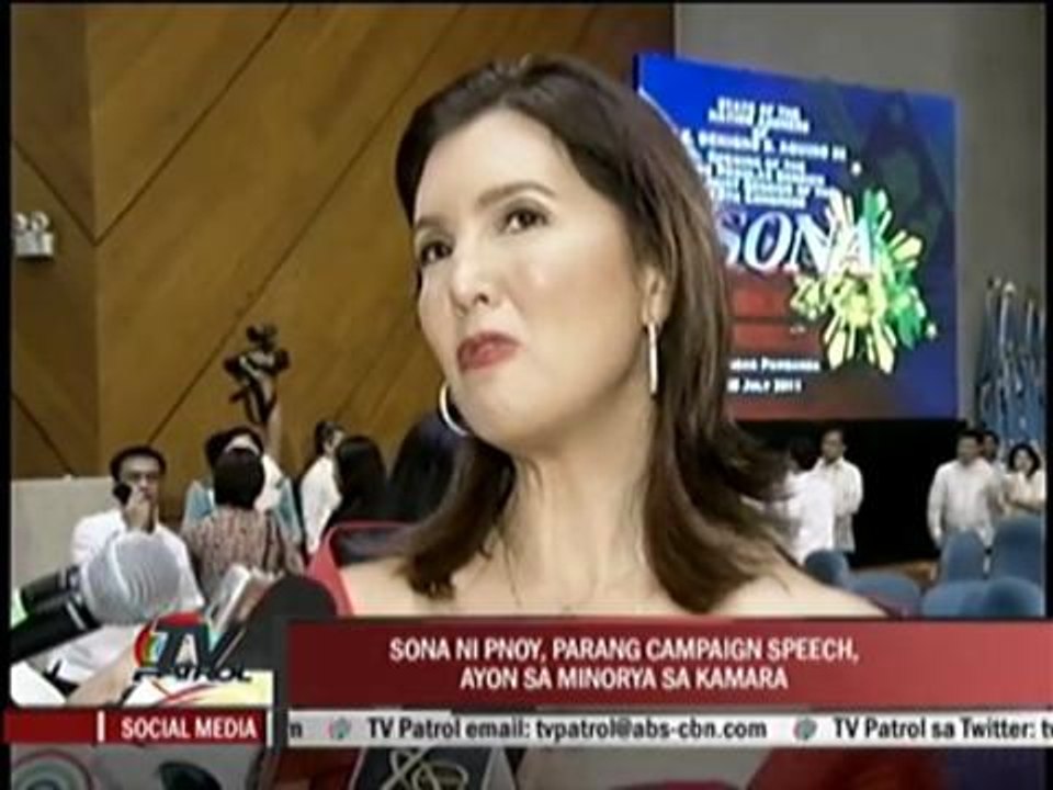 SONA taken differently by solons
