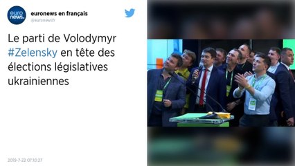 Ukraine. Le parti du président Zelensky remporterait la majorité absolue au Parlement
