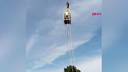 DHA DIŞ- Bungee Jumping yaparken neredeyse ölüyordu