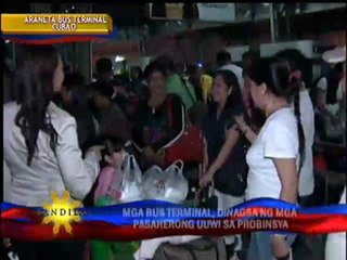 Exodus to provinces for long weekend starts