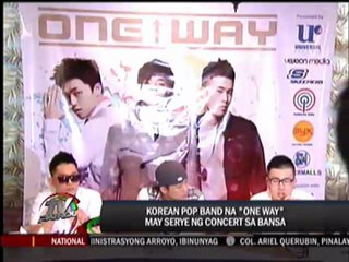 K-Pop sensation One Way in Manila