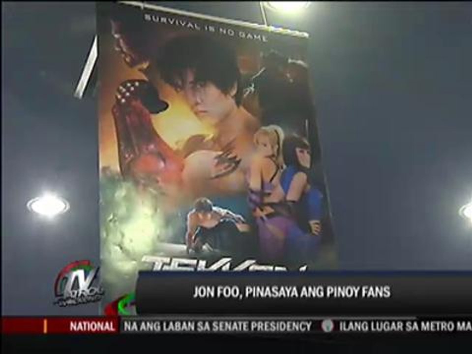 Tekken star John Foo in Manila