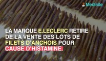 Rappel de filets d’anchois marinés pour risque d’intoxication