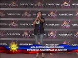 Aspiring singers strut wares in ABS-CBN audition(Lite wrap)